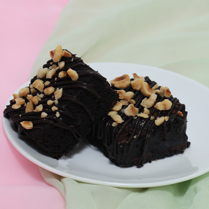 Decadence Premium Hazelnut Fudge Brownies Gourmet Delight!