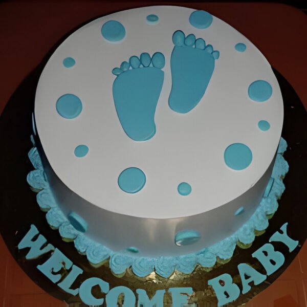 Welcome Home New Baby Cake, New Baby Celebration, Baby Shower Cake, Customizable Baby Cake, Handcrafted Baby Cake