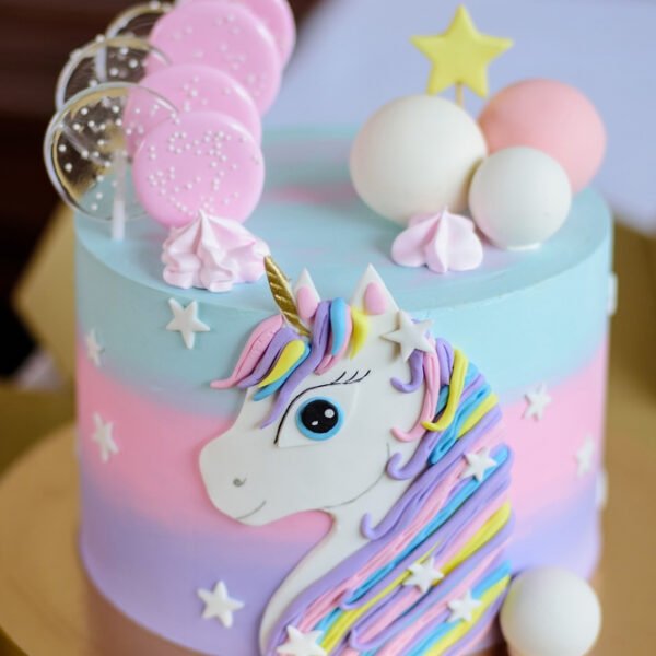 Unicorn Style Cake
