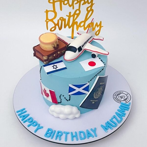 cake for traveling lover