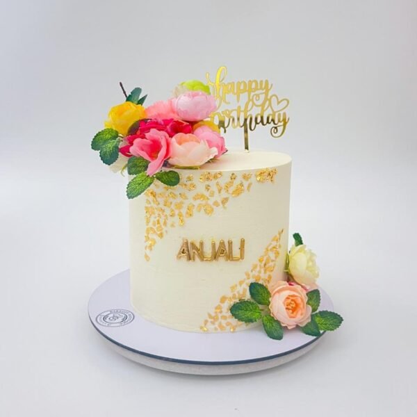 Exquisite 38th Birthday Cake with custom design and free delivery