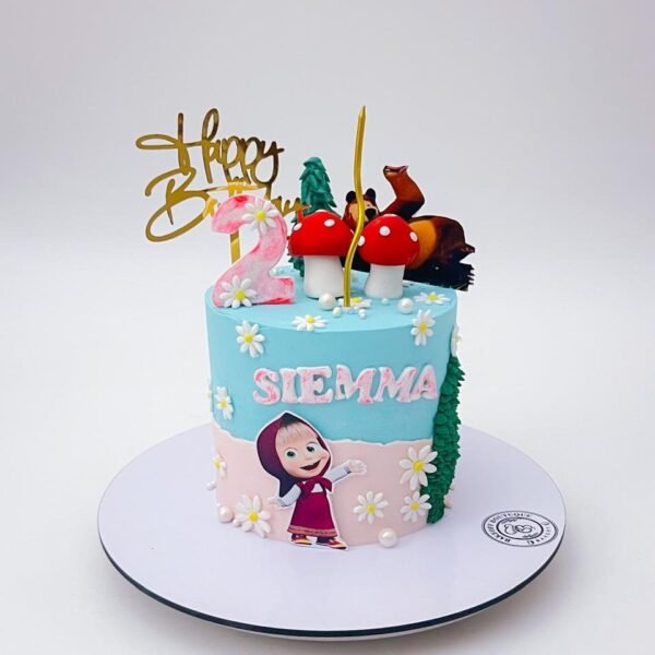 Butter Scotch Masha & Bear Cake