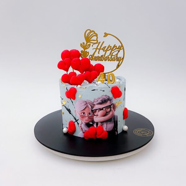 Baileys Triple Chocolate 50th Anniversary Cake