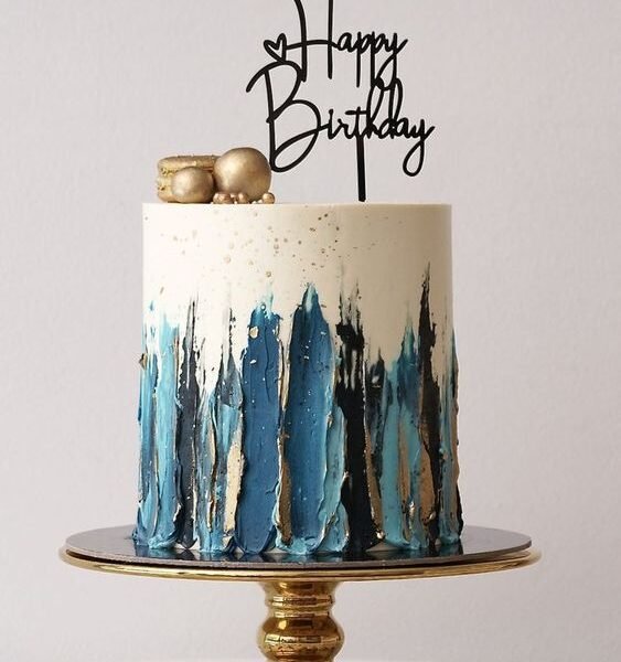 Premium Milk Chocolate 50th Birthday Cake, Same Day Delivery, Celebration Cake, Customize Cake, Chocolate Ganache Cake