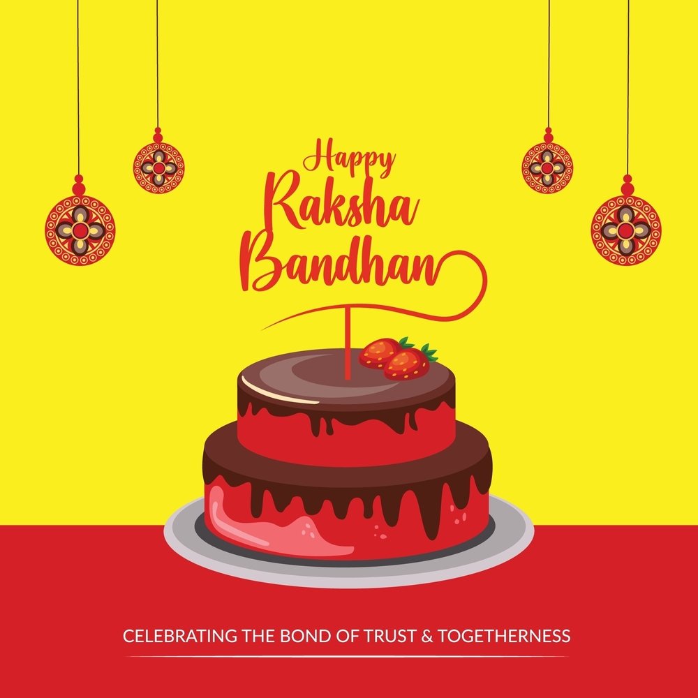 Customized Raksha Bandhan cake from Bakeoff Boutique Bakery