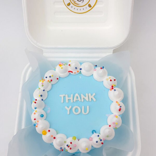 Mini Pineapple Cake with Fresh Pineapple and Buttercream Decoration