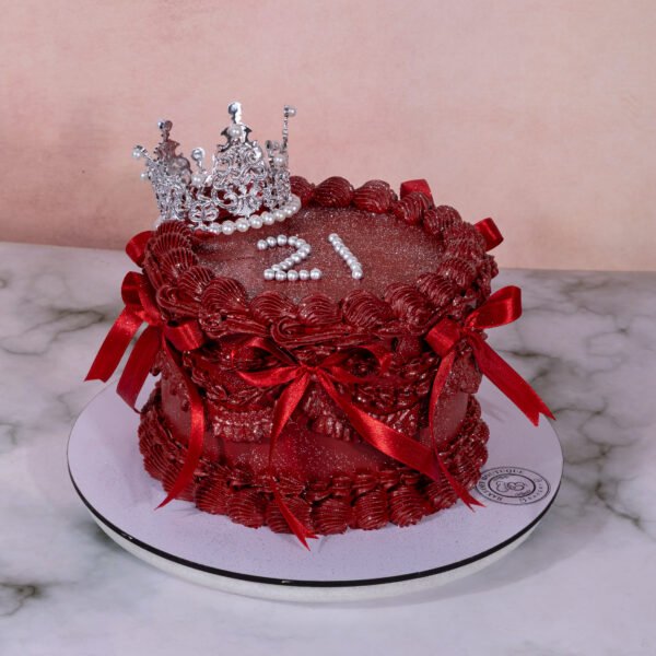 Vintage Cake adorned with intricate piping and edible florals