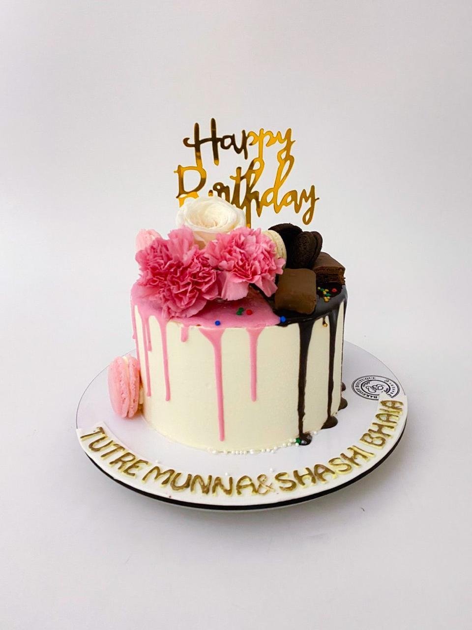 Custom Twins Birthday Cake Online Delivery Delhi NCR Twins Birthday Cake with Barbie and Avengers Theme for Kids’ Birthday Celebration