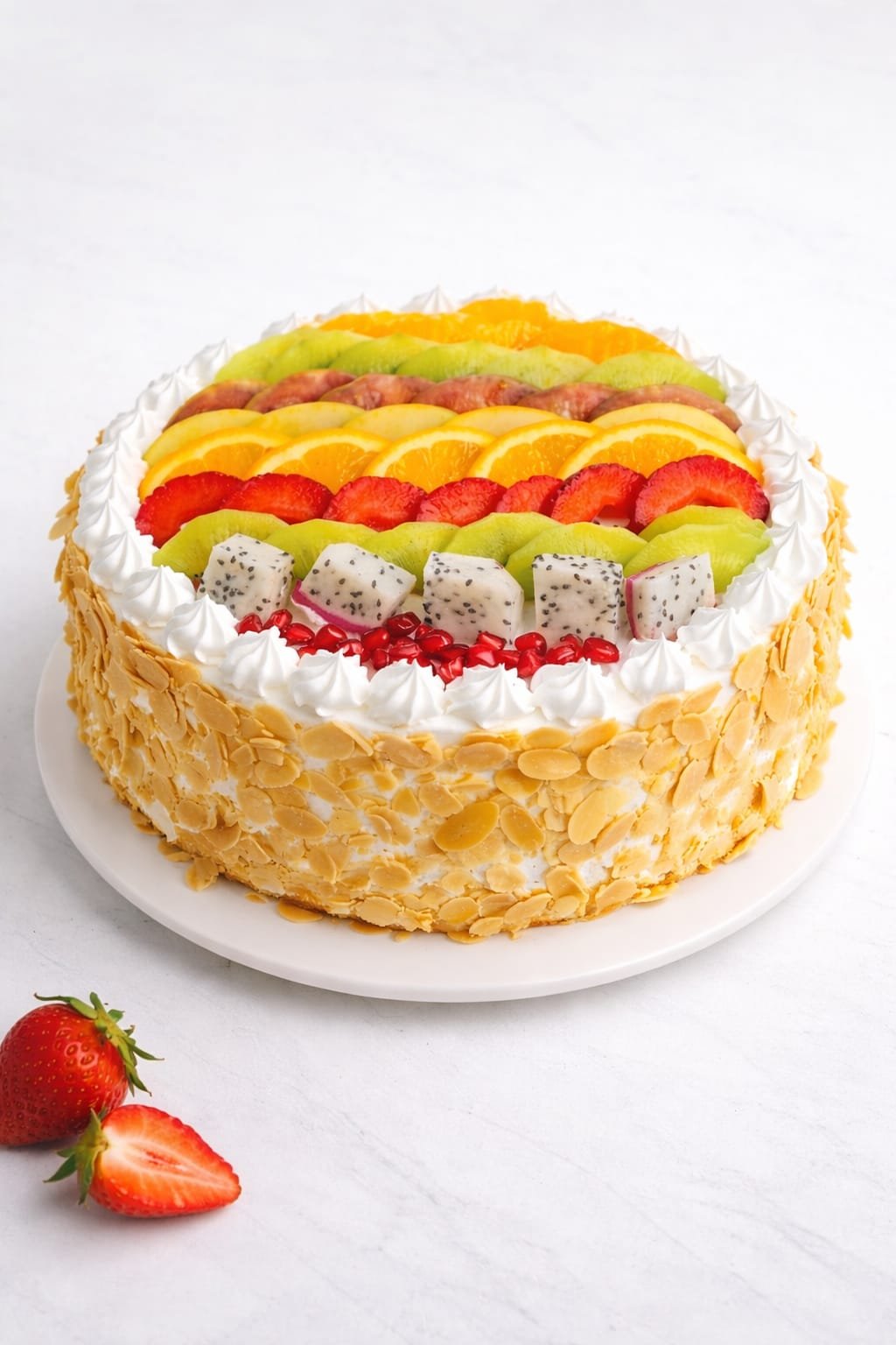 Fresh fruit cake